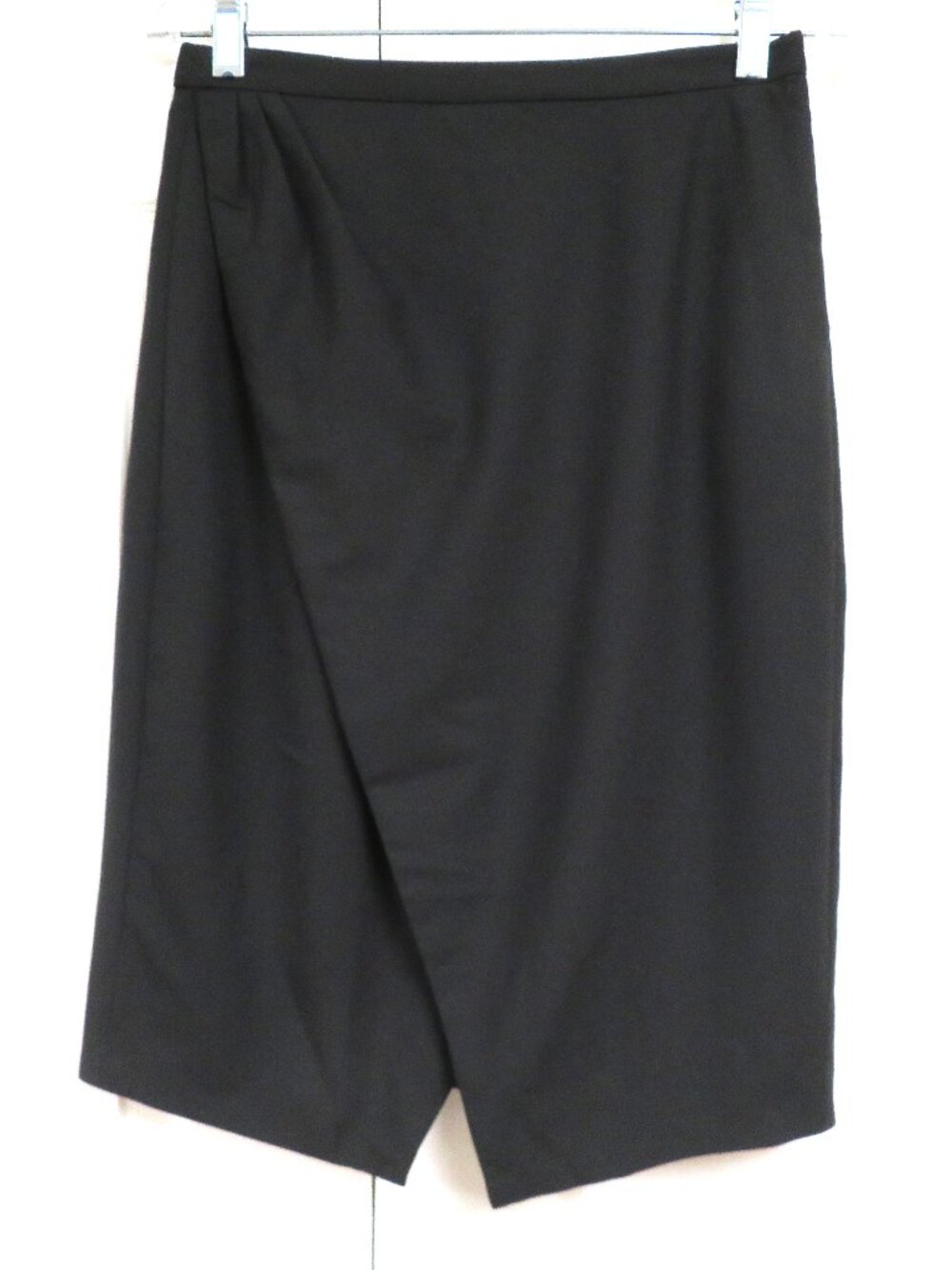 J. Crew 365 Wrap Skirt Size 0 Solid Black
